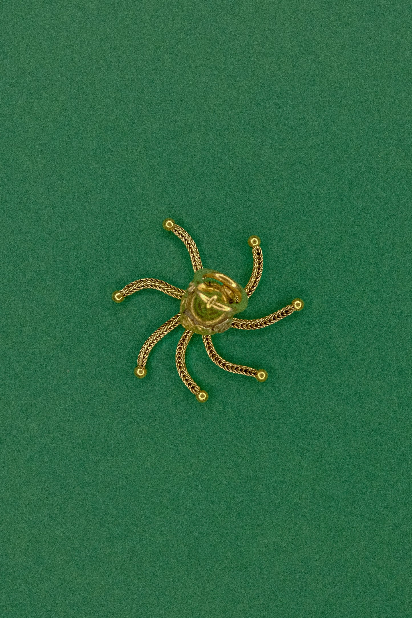 Antique Gold Tassel Charm Pendant