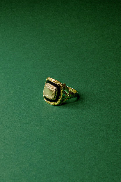 Antique Gold Mourning Ring (1831)