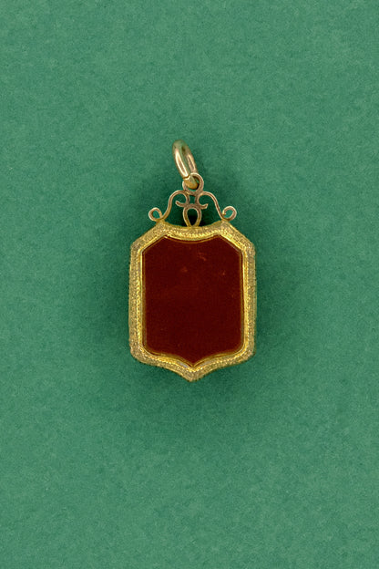 Antique Bloodstone/Carnelian Shield Locket