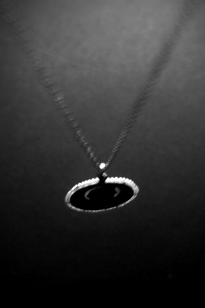 French 19th-Century Plique-à-Jour Pendant by P.L. Dasset