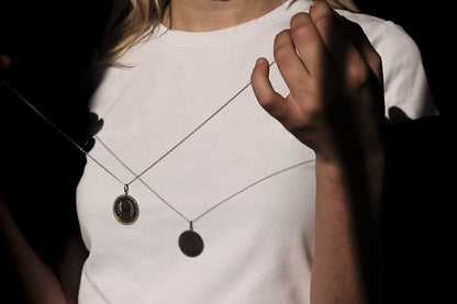 French 19th-Century Plique-à-Jour Pendant by P.L. Dasset