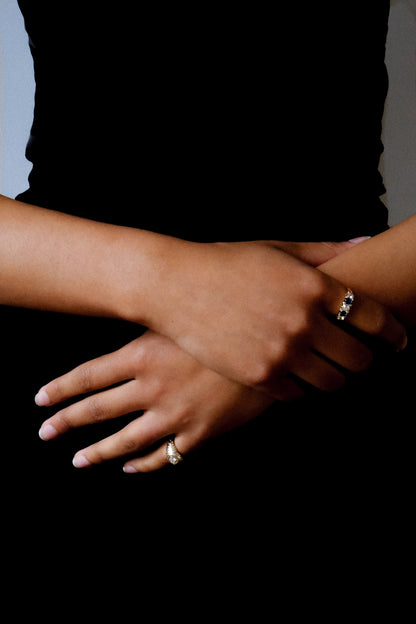 Vintage Abstract Diamond Ring