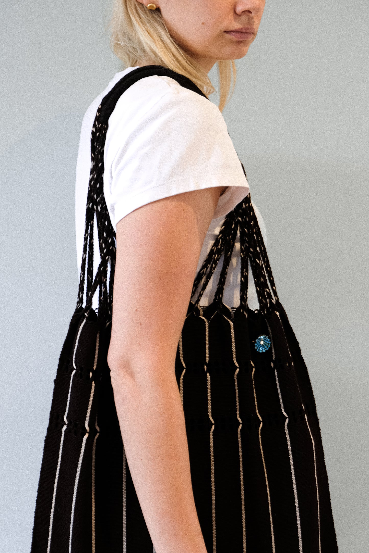 Victorian Turquoise & Pearl Clam Brooch