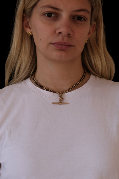 9ct Rose Gold Graduated Albert Chain Necklace