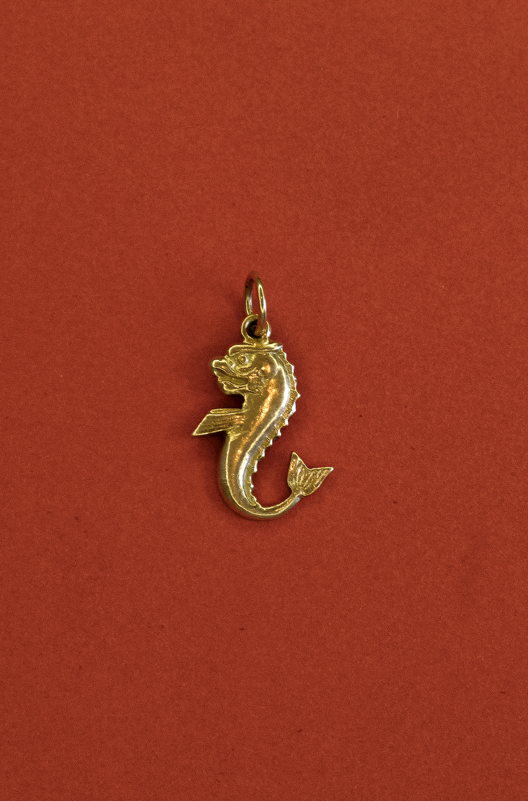 Victorian 18ct Gold Dolphin / Sea-Monster Pendant